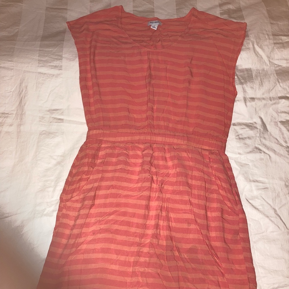 Old Navy Striped Dress w/ Pockets - Size M